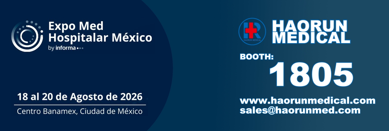 Haorun Medical, egy professzionális empresa a médiás fogyóeszközök táborában, részt vesz az Expo Medben | Hospitalar México.